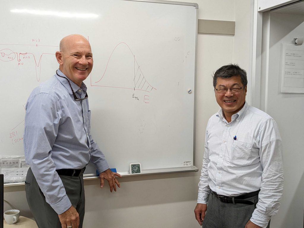 Professors Lisy (left) and Fujii (right).