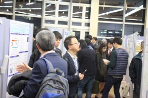 The well-attended poster session