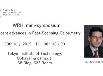 (Held on 7/30)WRHI mini-symposium  “Recent advances in Fast-Scanning Calorimetry”
