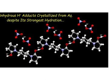 Unexpected Isolation of Anhydrous Proton Adducts from Aqueous System by Hydrogen-Bond Manipulation