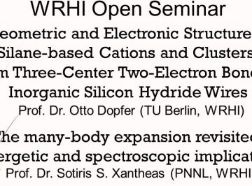 WRHI Open Seminar held on Wednesday, 15 January
