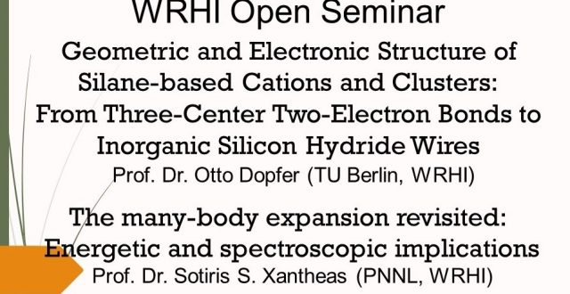 WRHI Open Seminar held on Wednesday, 15 January