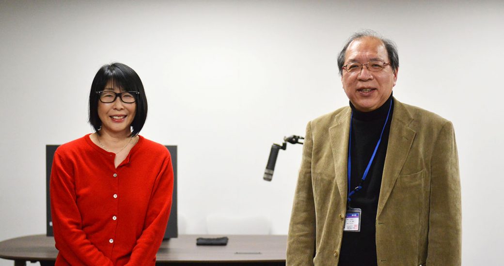 From left, Prof. Nohara and Prof. Nakai