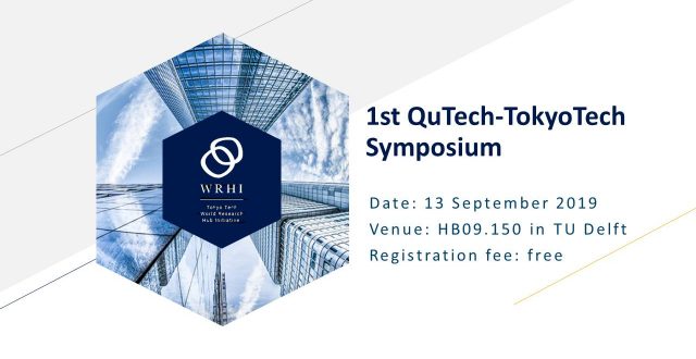 1st QuTech-TokyoTech Symposium